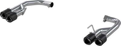 2018-2023 Mustang Axle-Back, Quad Rear Exit Exhaust, S7211BLK