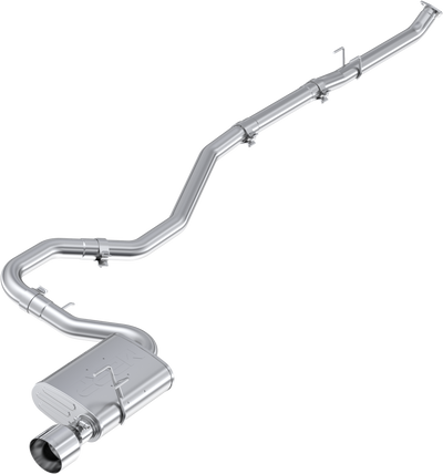 2022-2025 Cat-Back, Single Rear Exit Exhaust, S49053CF