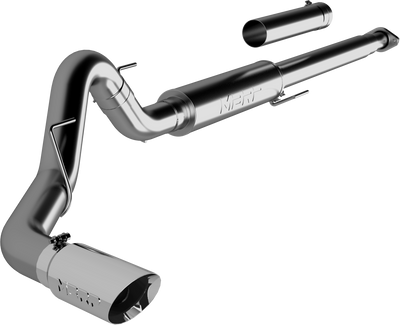 2015-2020 F-150 Cat-Back, Single Side Exit Exhaust, S5259BLK