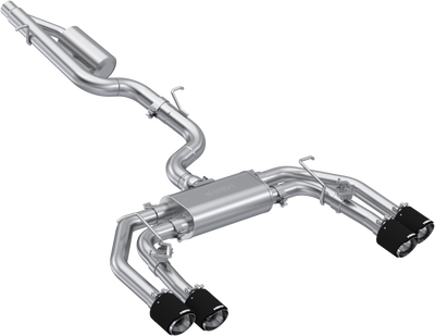 2022-2024 Audi S3 Cat-Back, Quad Rear Exit Exhaust, S46193CF