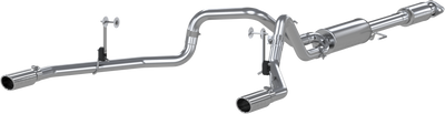 2015-2020 F-150 Cat-Back, Dual Rear Exit Exhaust, S5258BLK