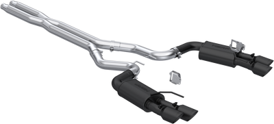 2024-2025 Mustang Cat-Back, Quad Rear Exit Exhaust, S7280AL