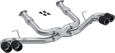 2020-2024 Corvette C8 Cat-Back, Race Profile, Quad Rear Exit Exhaust, S70423CF